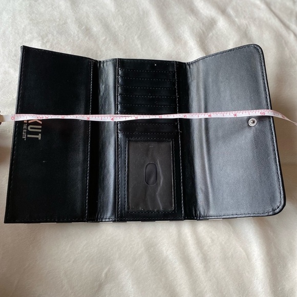 Kut from the Kloth Black and White Striped Wallet - Picture 7 of 10